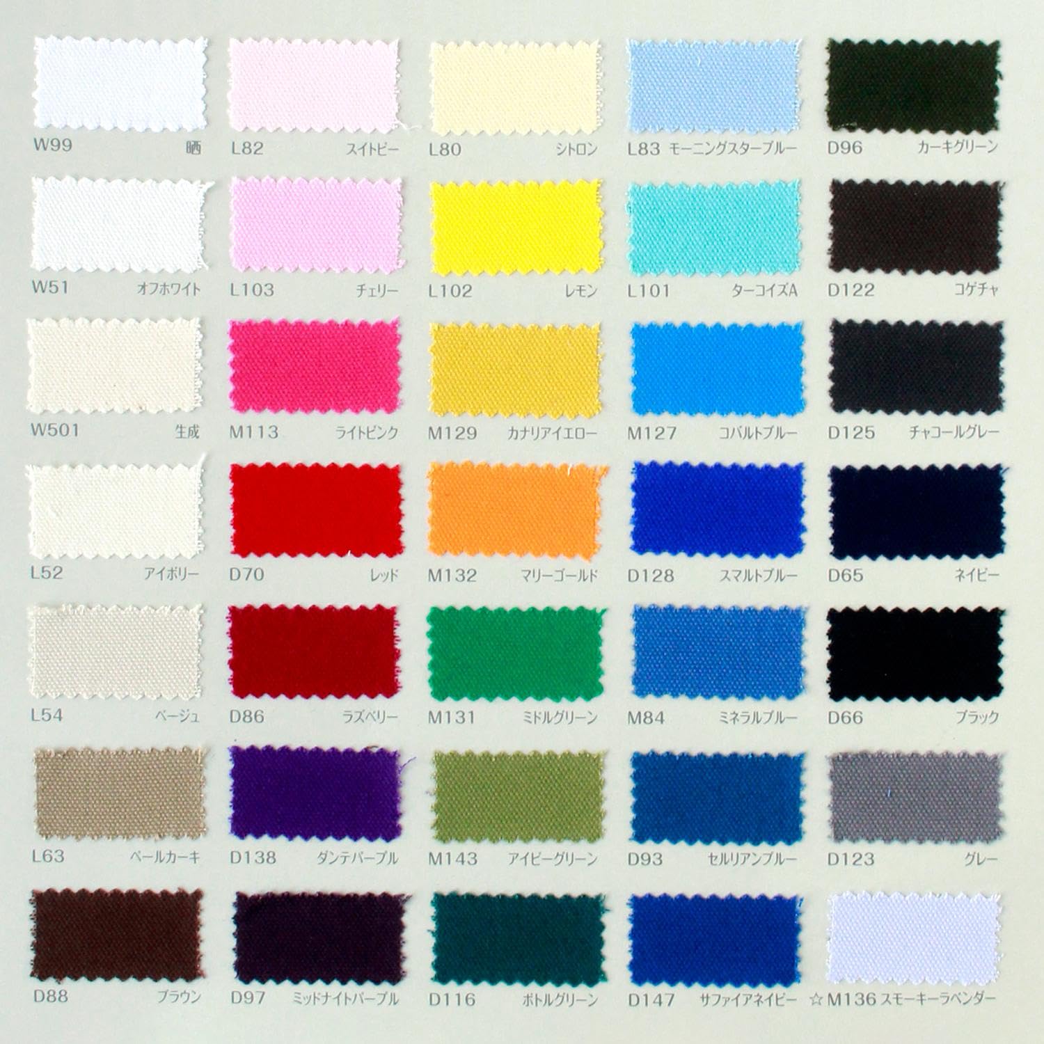 Amazon | 日本紐釦貿易 オックス 巾112cm×1m切売カット ネイビー